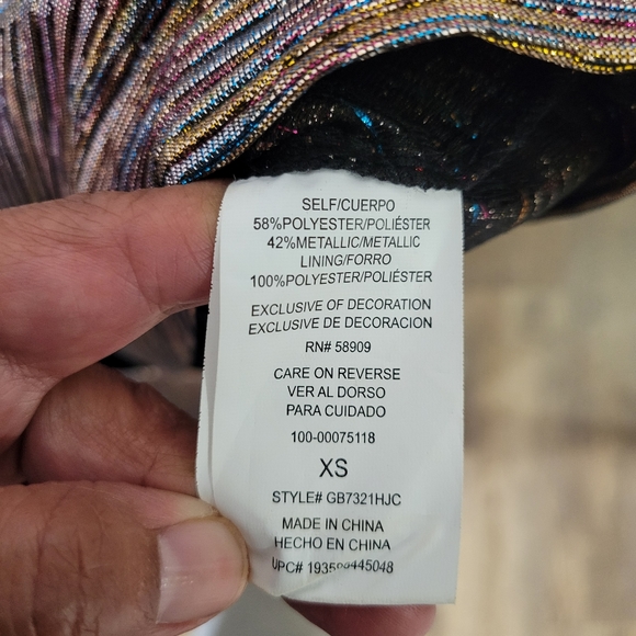 Gianni Binni XS Metallic Dress - Picture 5 of 5